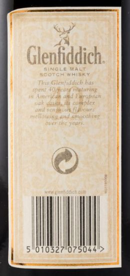 Glenfiddich 40 anos