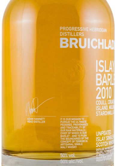 2010 Bruichladdich Islay Barley, Coull, Cruach, Dunlossit