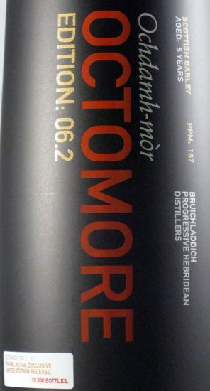 Bruichladdich Octomore 06.2 Ochdamh-Mor 167 PPM