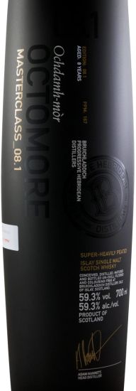 Bruichladdich Octomore 08.1 Masterclass 169 PPM