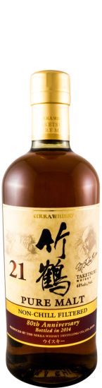 Nikka Taketsuru 80th Anniversary Pure Malt 21 anos (engarrafado em 2014)