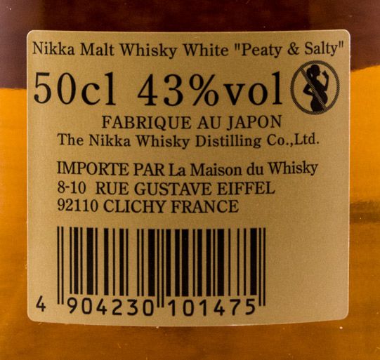 Nikka White Pure Malt c/Caderno 50cl