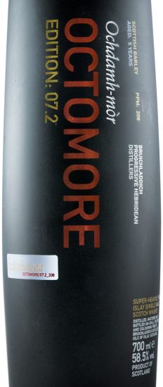 Bruichladdich Octomore Edition 07.2 Scottish Barley 208 PPM