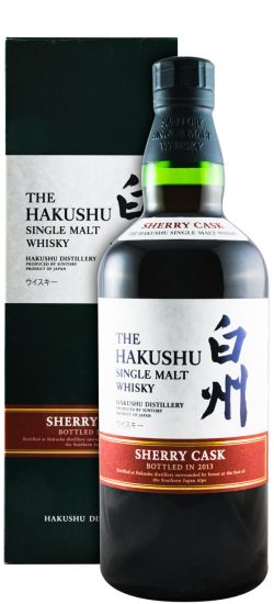 Suntory Hakushu Sherry Cask Single Malt (engarrafado em 2013)