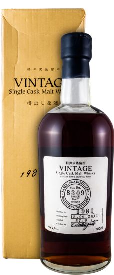 1981 Karuizawa Single Cask N.º 8309