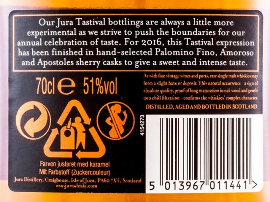 2016 Jura Tastival Edição Limitada
