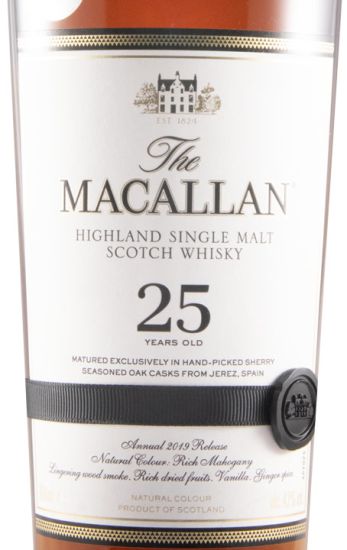 Macallan Sherry Oak 2019 Release 25 years