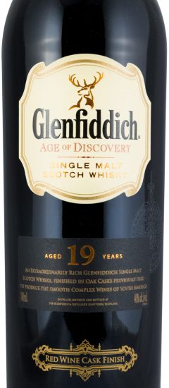 Glenfiddich 19 anos Age of Discovery Red Wine Cask