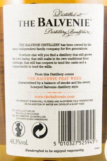 2003 Balvenie Peat Week 14 anos