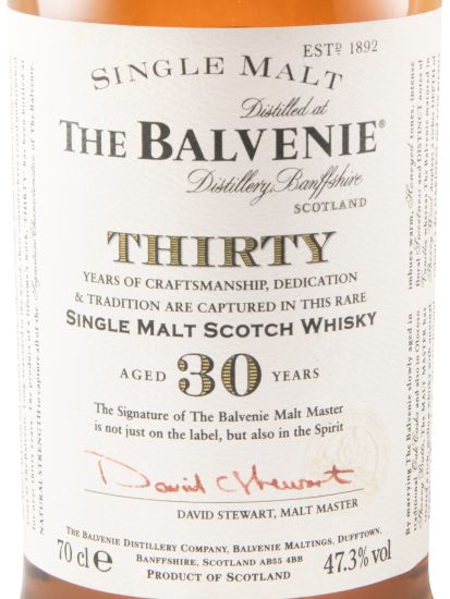 Balvenie 30 anos