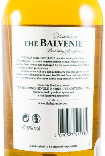 Balvenie 25 anos Single Barrel Traditional oak