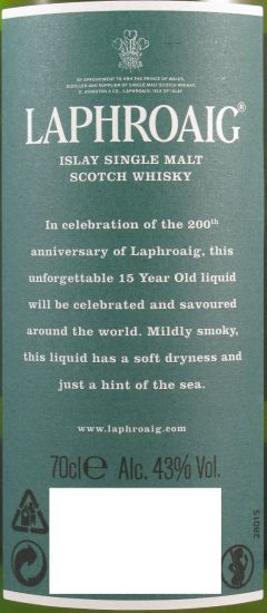 Laphroaig Limited Edition 15 years