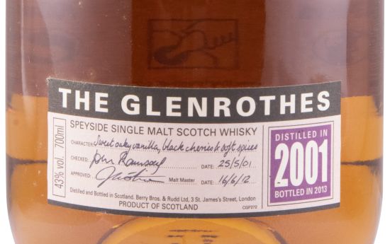 2001 Glenrothes (engarrafado em 2013)