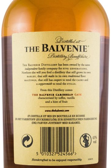 Balvenie Caribbean Cask 14 anos