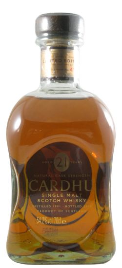 Cardhu 21 anos Limited Edition