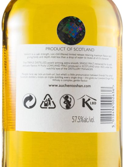 Auchentoshan Valinch 2011 Limited Edition