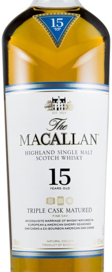Macallan Triple Cask 15 anos