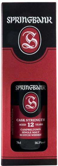 Springbank Cask Strength 12 anos (engarrafado em 2018)
