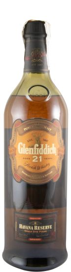 Glenfiddich Havana Reserve Cuban Rum Finish 21 anos (garrafa antiga)