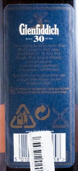 Glenfiddich 30 anos (sem caixa)
