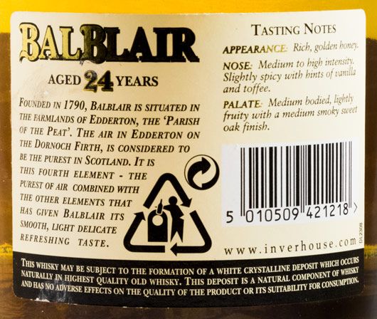 1979 Balblair 24 years