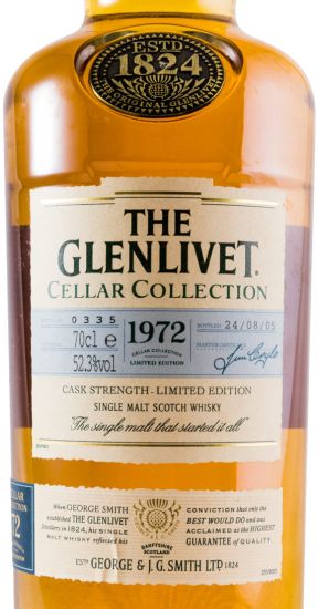 1972 Glenlivet Cellar Collection c/Livro