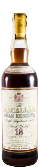 1979 Macallan 18 anos Gran Reserva Sherry Cask (engarrafado em 1997)