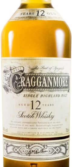 Cragganmore 12 anos (rótulo antigo)