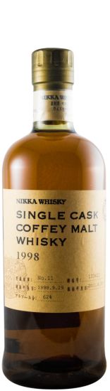1998 Nikka Coffey Malt Cask N.º 133421 Lote 11