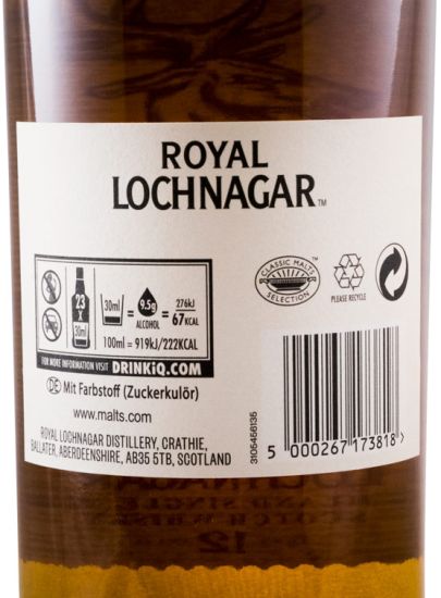 Royal Lochnagar House Baratheon Game of Thrones 12 anos