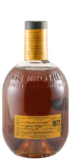 1972 Glenrothes Restricted Release (engarrafado em 1996)