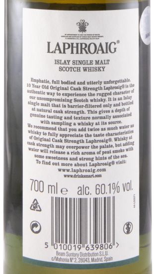 Laphroaig Cask Strength 10 years