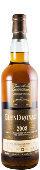2003 GlenDronach 12 anos Pedro Ximenez Sherry Puncheon