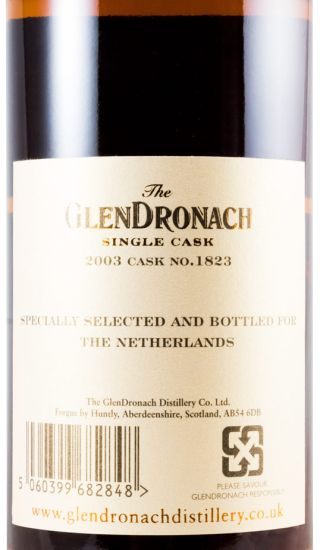 2003 GlenDronach 12 anos Pedro Ximenez Sherry Puncheon