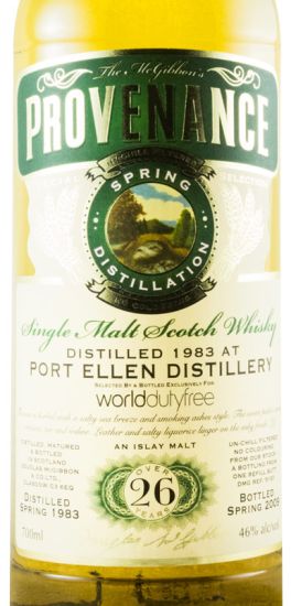 1983 Port Ellen 26 anos Mcgibbon Provenance