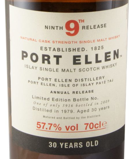 1979 Port Ellen 9th Release Limited Edition 30 anos