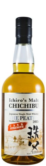 2011 Chichibu Ichiro's Malt The Peated Cask Strength Single Malt (engarrafado em 2015)