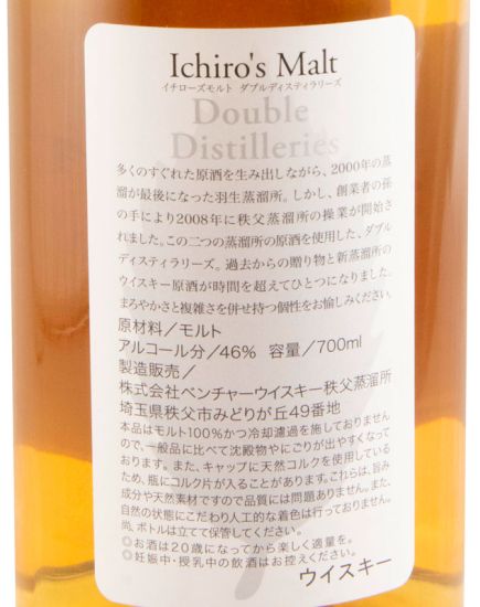 Chichibu Ichiro's Malt Double Distilleries Pure Malt