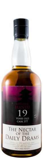 1991 Hanyu The Nectar of the Daily Drams Cask N.º 377 Single Malt (bottled in 2010)