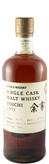 1991 Nikka Yoichi Single Cask N.º 129651 Lote 15