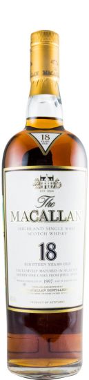 Macallan 18 anos Sherry Cask (engarrafado em 1997)
