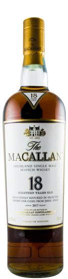 2017 Macallan 18 years Sherry Cask