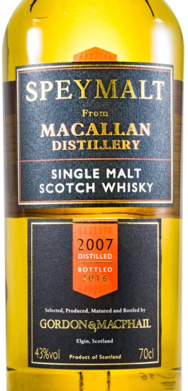 2007 Macallan Speymalt Gordon & MacPhail
