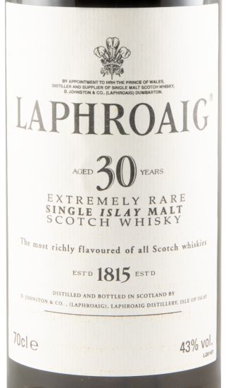 Laphroaig Extremely Rare 30 anos