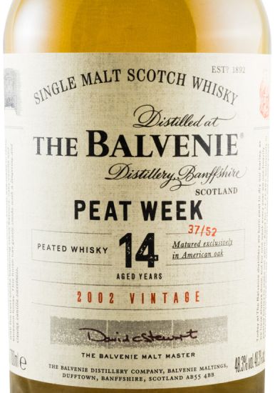 2002 Balvenie 14 years Peat Week Vintage