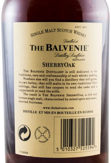 Balvenie 17 anos Sherry Oak