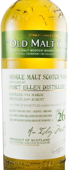 1983 Port Ellen The Old Malt Cask Sherry Cask 26 anos (engarrafado em 2009)