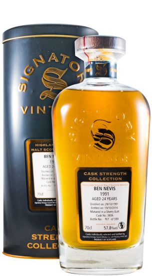 1991 Signatory Vintage Ben Nevis 24 anos