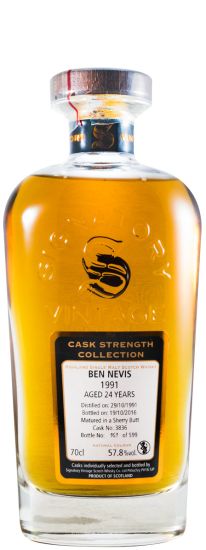1991 Signatory Vintage Ben Nevis 24 anos