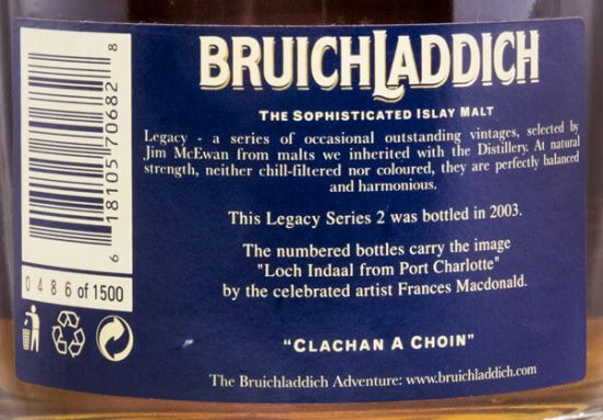 Bruichladdich 37 years Legacy Series Two